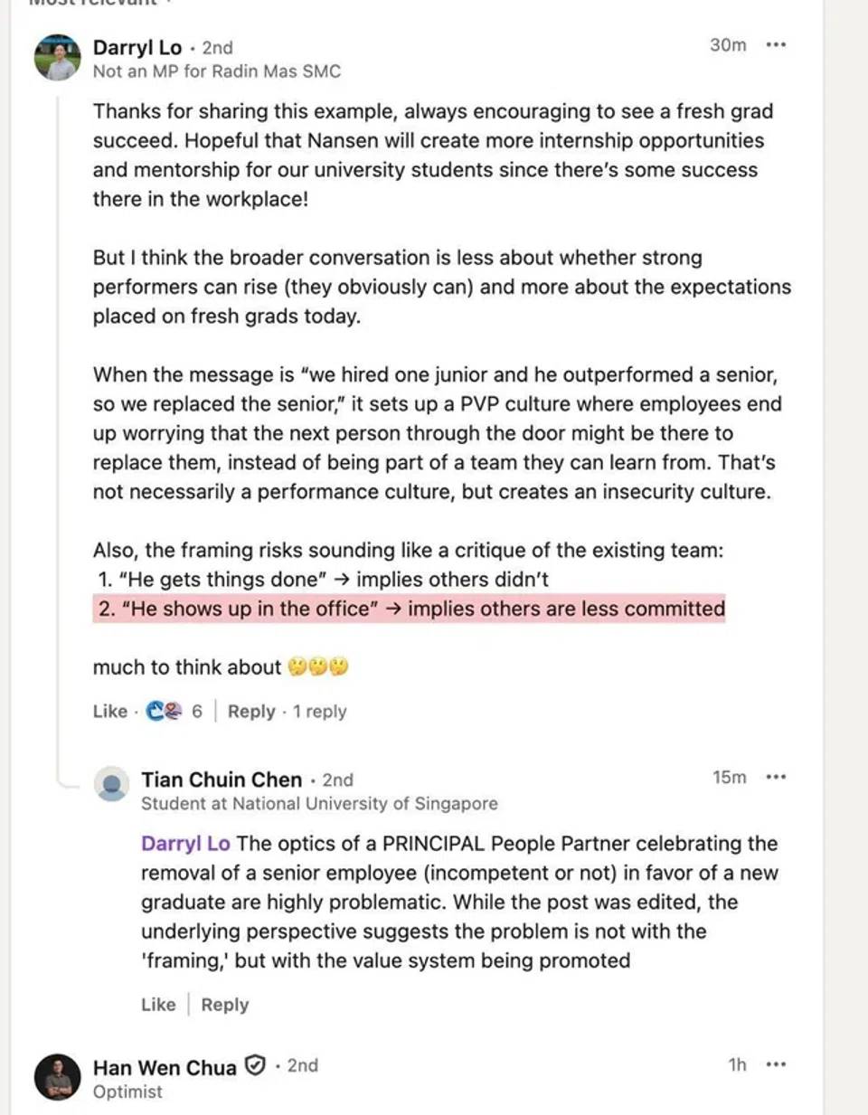 应届生 3 个月卷走资深员工饭碗，Nansen HR 发帖炫耀反遭社区批评